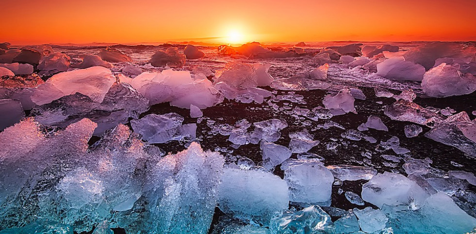 Islandia hielo